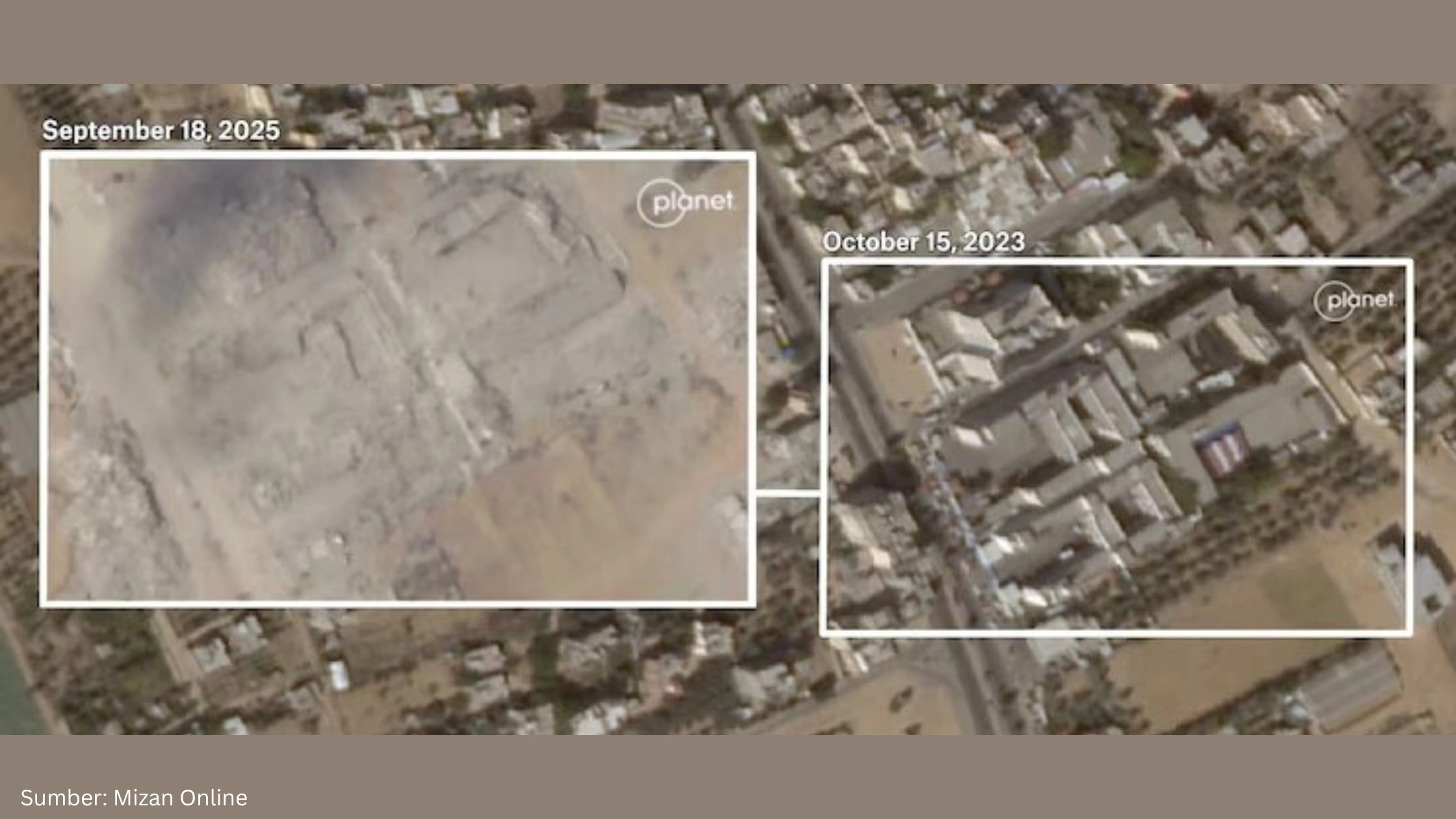 Data Geospasial Tunjukkan Perubahan Kota di Gaza Dua Tahun Terakhir - Gambar 2