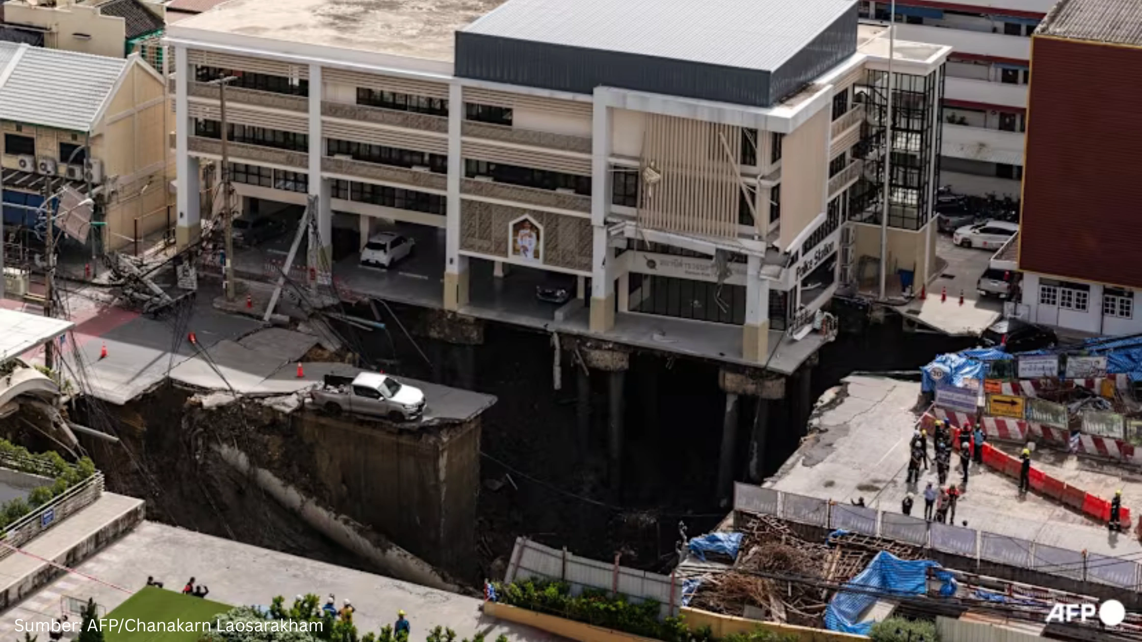 Sinkhole Raksasa di Bangkok, Bagaimana Menurut Geospasial? - Gambar 1