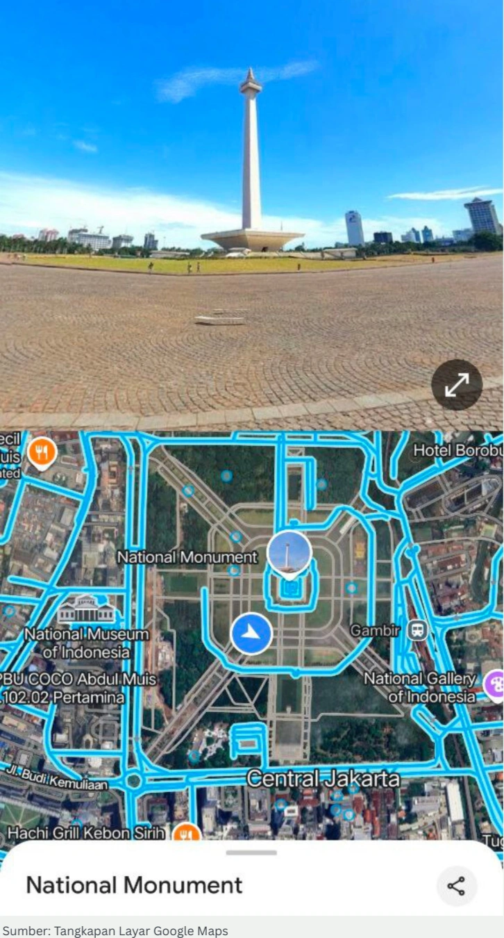 Google Maps Siapkan Tombol Aerial untuk Eksplorasi Lebih Mudah - Gambar 1