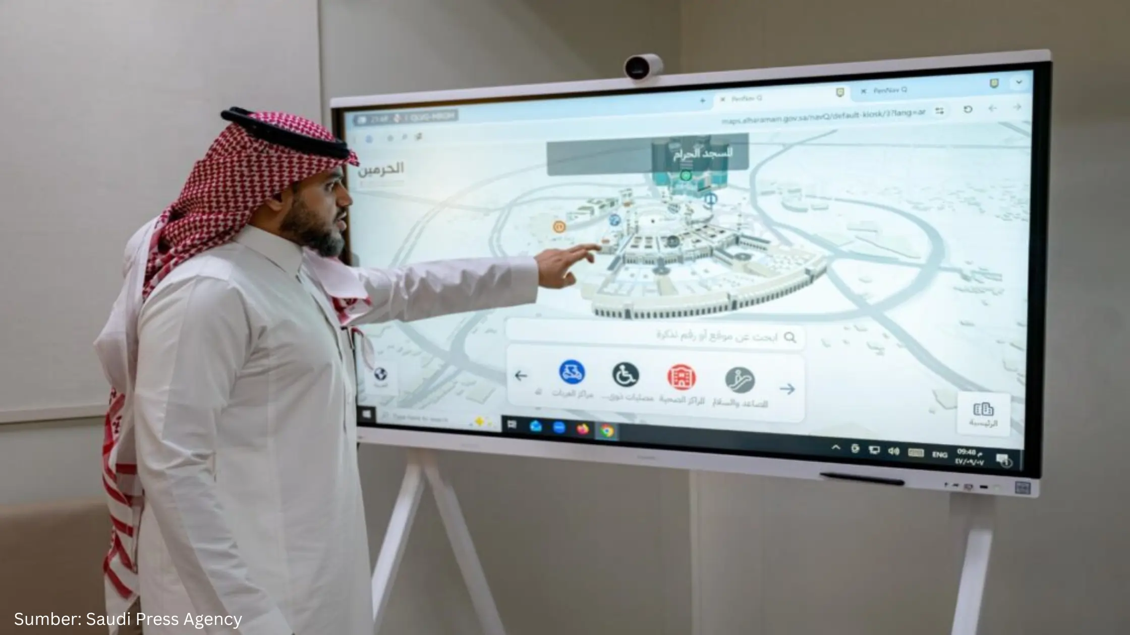 Tak Lagi Bingung Cari Arah, Jemaah di Makkah dan Madinah Kini Dipandu Peta Digital - Gambar 1