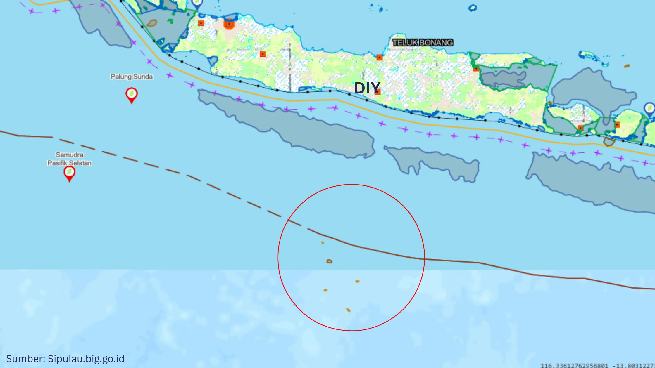 Ekspedisi BIG di Laut Selatan Jawa Ungkap Adanya Gunung Raksasa Bawah Laut - Gambar 1
