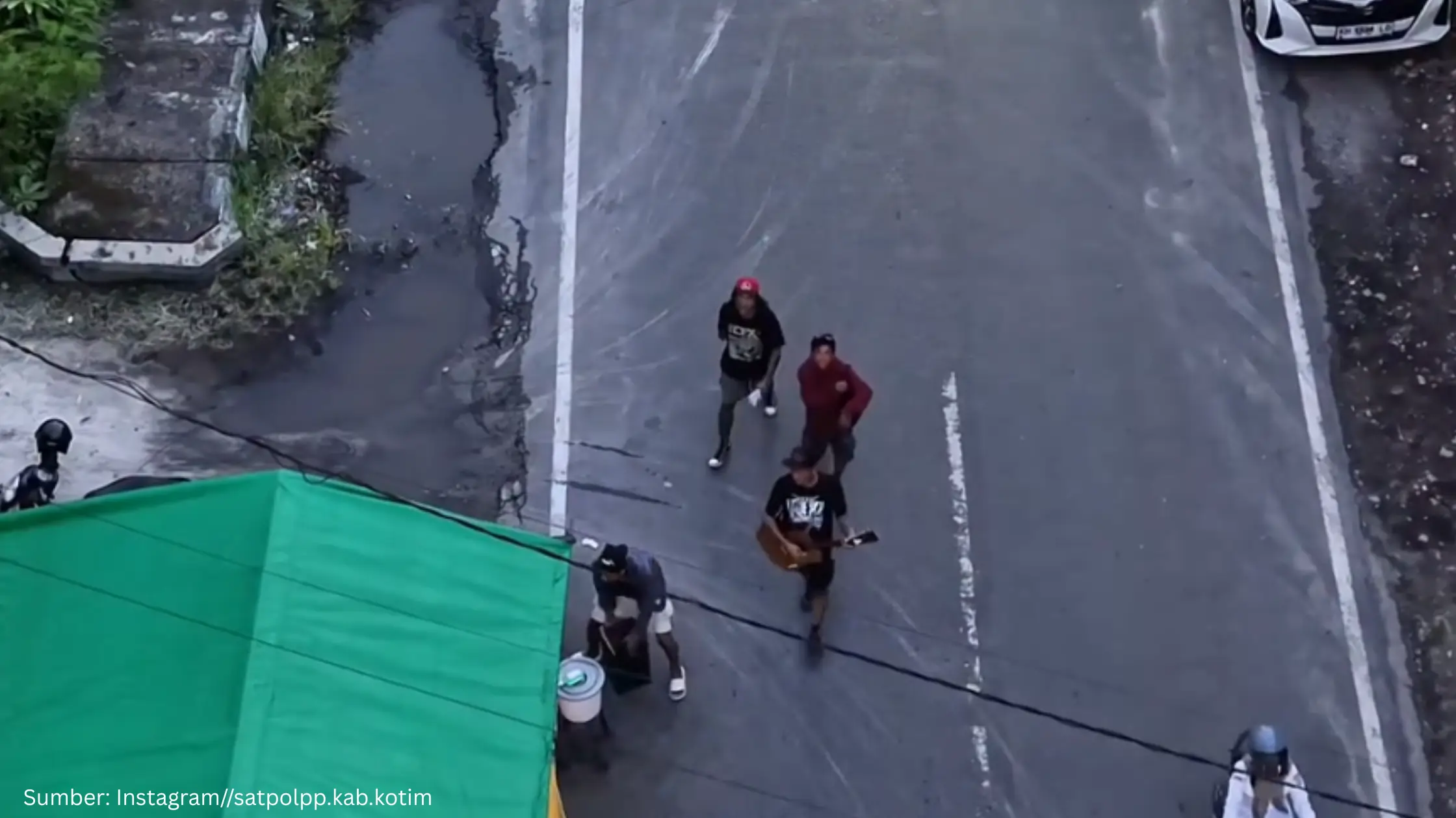 Satpol PP Kotim Gunakan Drone Ringkus Enam Pengamen Langgar Ketertiban Selama Ramadan - Gambar 2