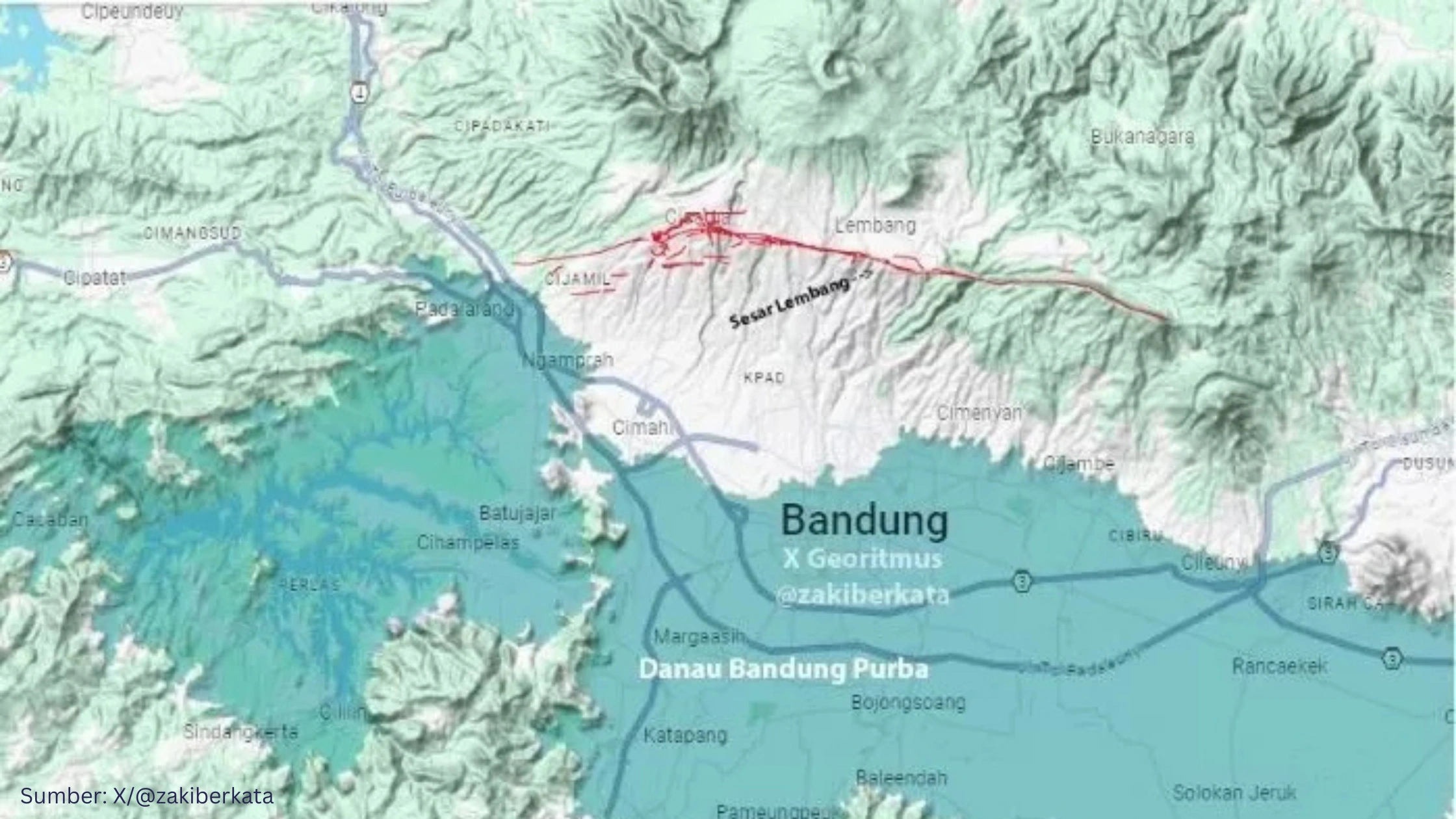 4 Fakta Sesar Lembang yang Menyimpan Potensi Gempa Besar
