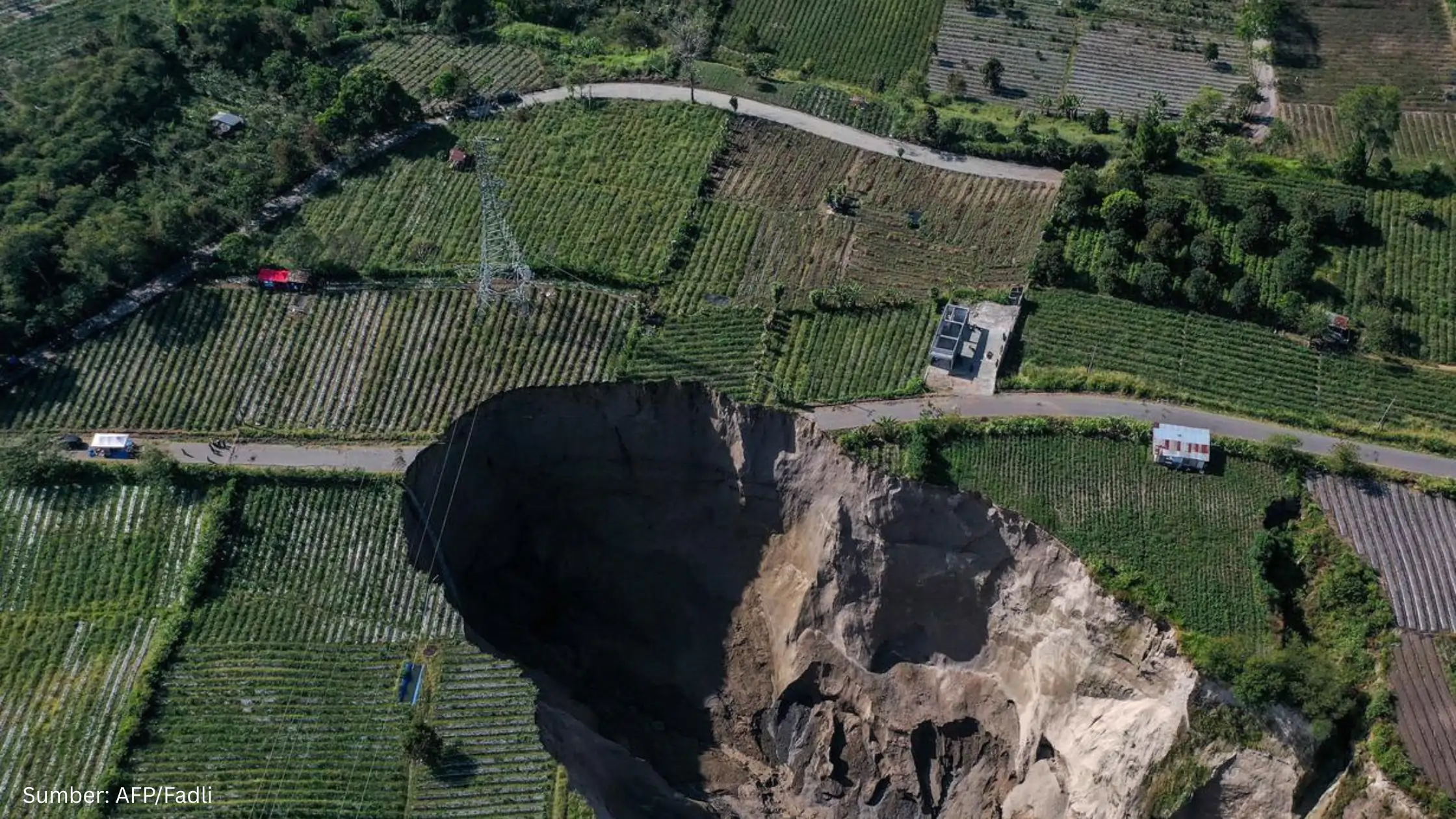 Ancaman Formasi Geureudong, Lubang Raksasa di Aceh Tengah Kini Capai 3 Hektare