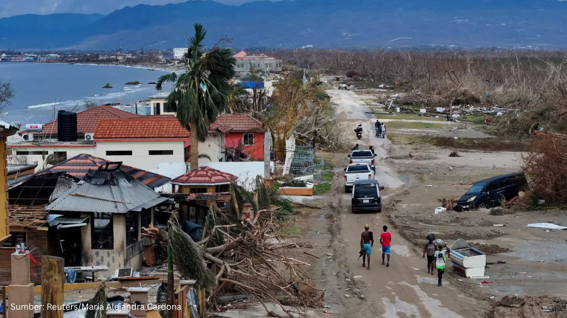 Bagaimana Geospasial Mempercepat Respons Bantuan Kemanusian Badai Melissa di Jamaika?
