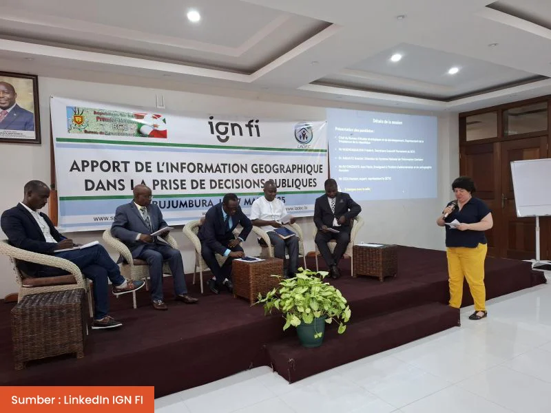 BIG Jajaki Kerja Sama Strategis dengan Perusahaan Teknologi Geospasial Asal Prancis