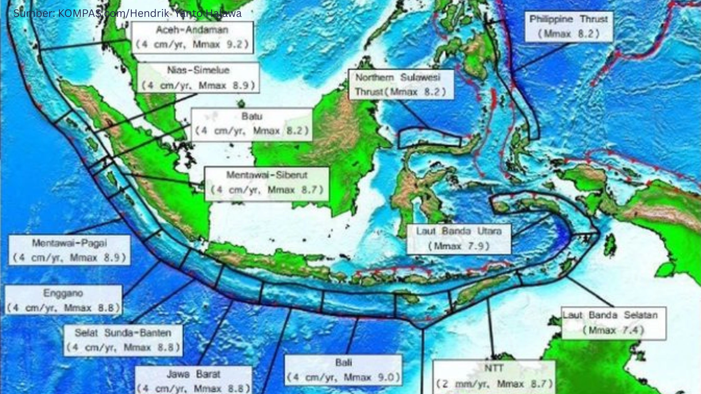 BMKG Antisipasi Megathrust, Pakar Sebut Dua Zona yang Perlu Diwaspadai