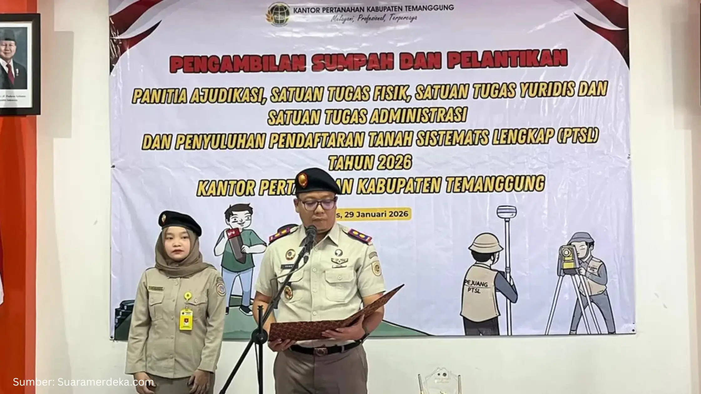 BPN Temanggung Targetkan Sertifikasi 10.998 Bidang Tanah Lewat PTSL 2026