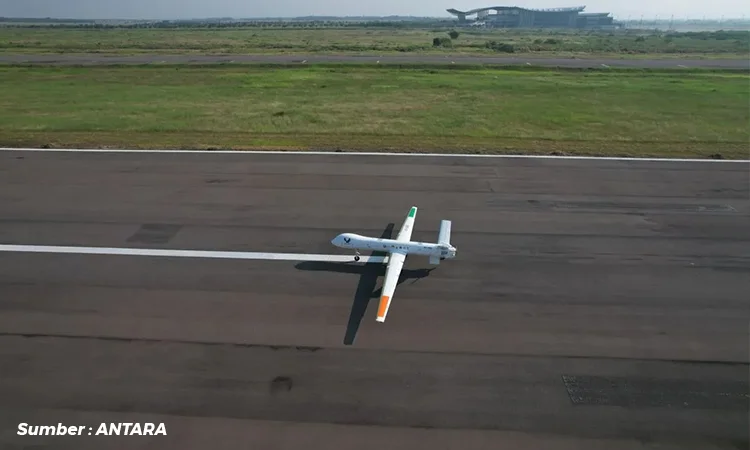 Ditenagai Teknologi Geospasial, Pemerintah Uji Coba Drone Elang Hitam