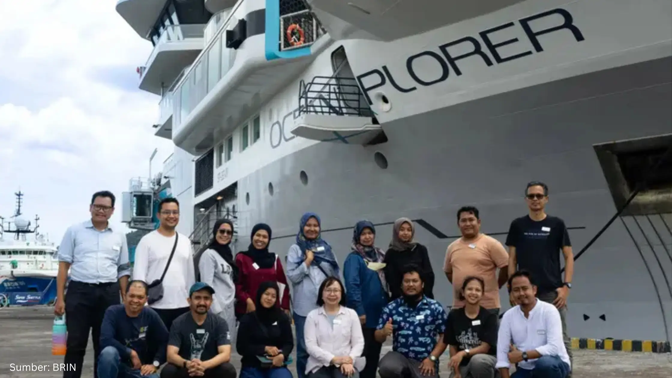 Gandeng OceanX, BRIN Lakukan Eksplorasi Gunung Laut di Utara Sulawesi