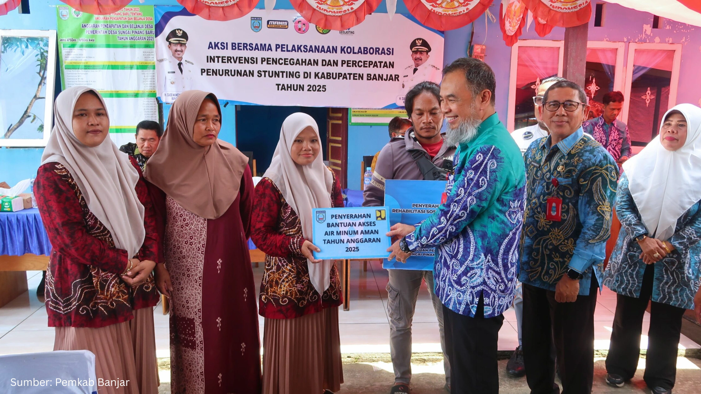 Kabupaten Banjar Manfaatkan GEOLASTING, Inovasi Geospasial untuk Atasi Stunting