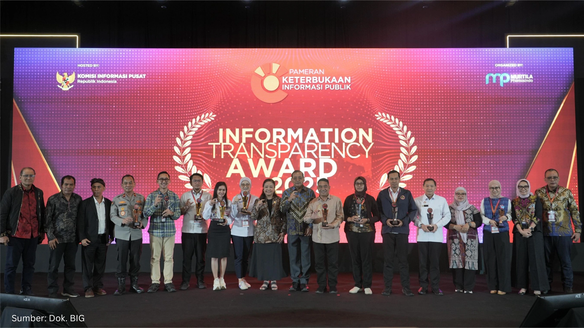 KKP, BIG, dan PII Dinobatkan sebagai Badan Publik Penyedia Informasi Terbaik 2025