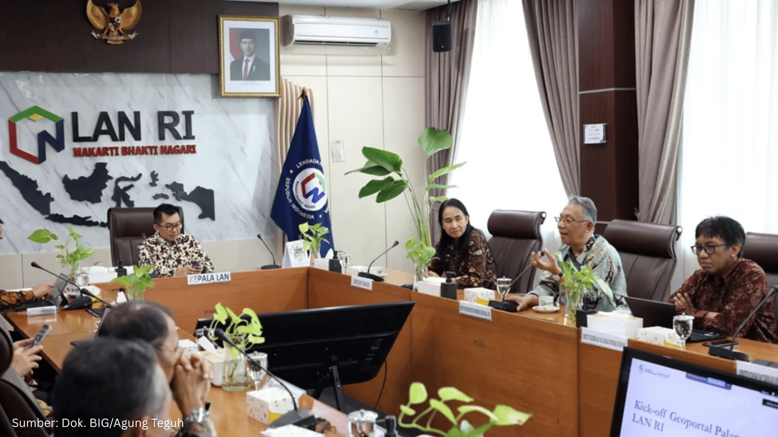 Kolaborasi dengan Lembaga Administrasi Negara, BIG Luncurkan Geoportal Palapa