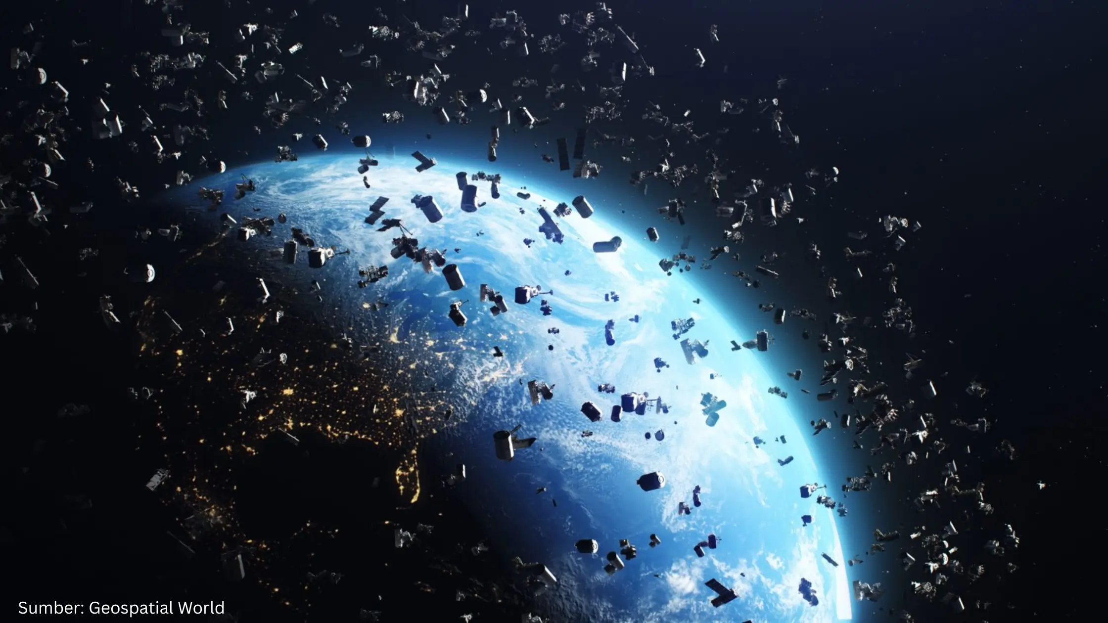 Lalu Lintas Orbit Kian Padat, Hujan Sampah Antariksa Mengancam Bumi