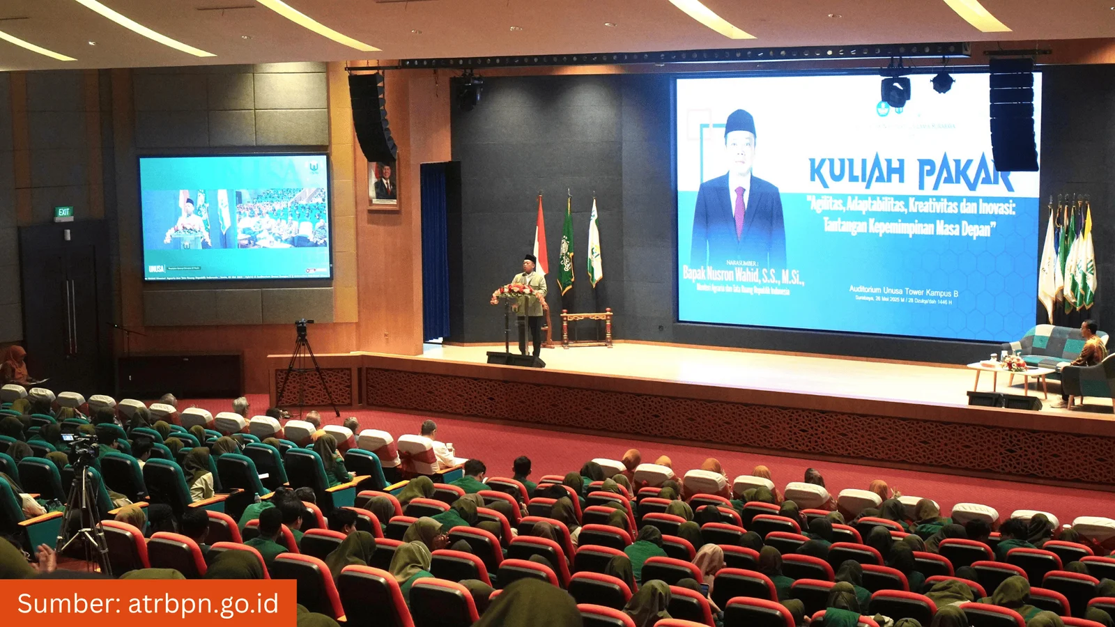 Menteri Nusron Beberkan Peran Mahasiswa dalam Perubahan Tata Ruang