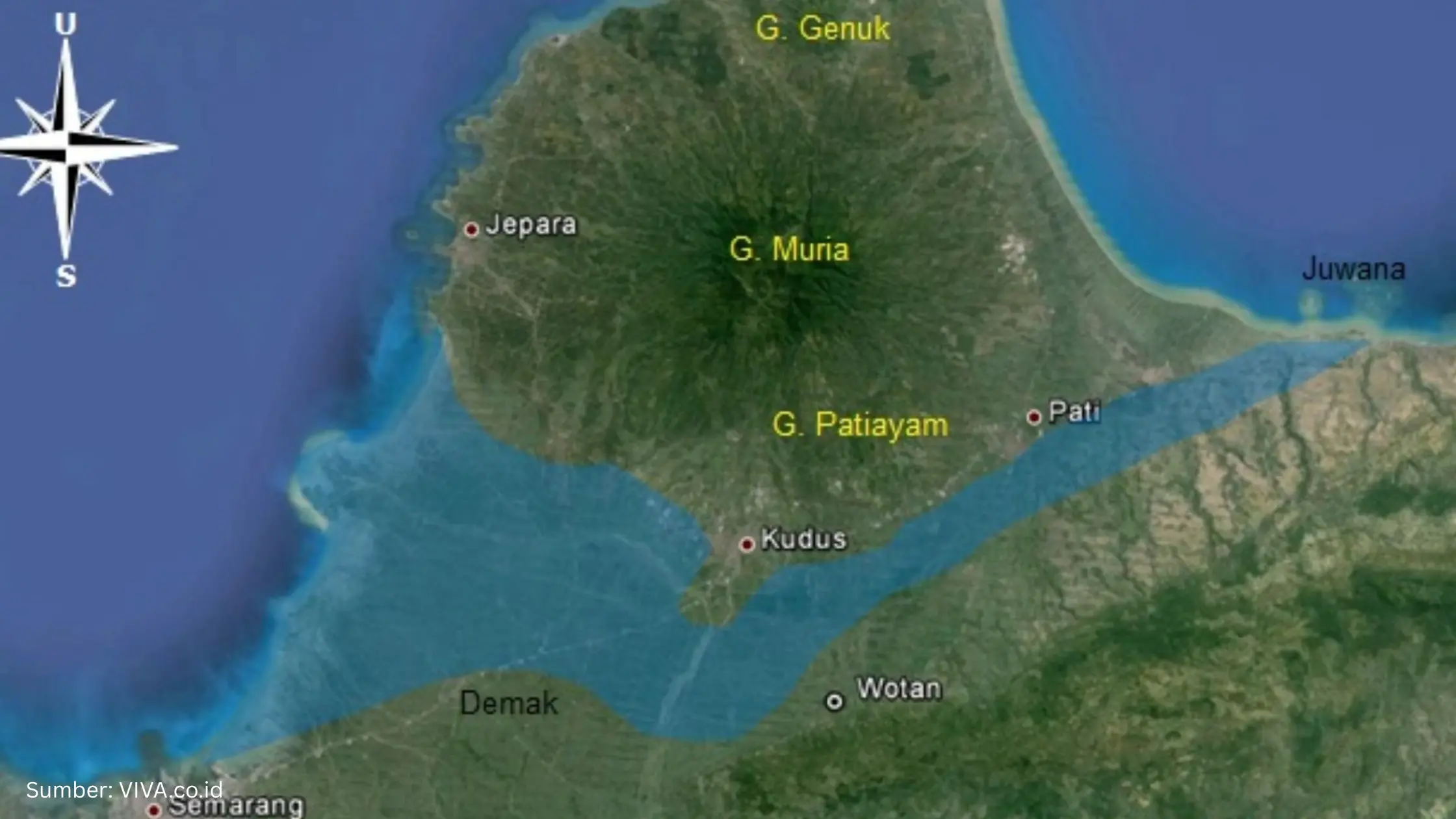 Misteri Selat Muria, antara Mitos yang Bangkit dan Realitas Penurunan Tanah di Pesisir Utara Jawa