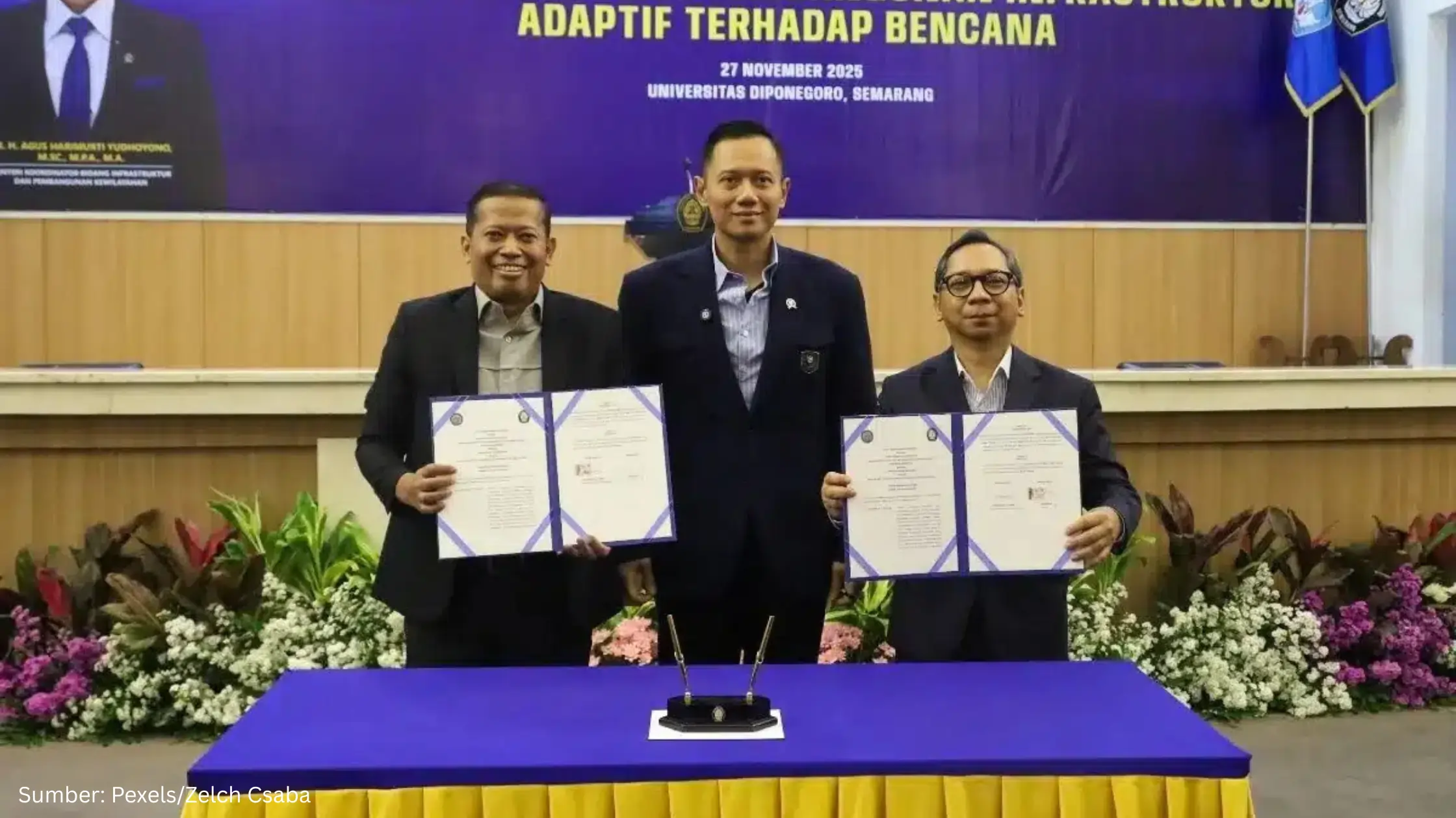 Mitigasi Berbasis Peta, AHY Soroti Pentingnya Geospasial dalam Penataan Ruang Indonesia