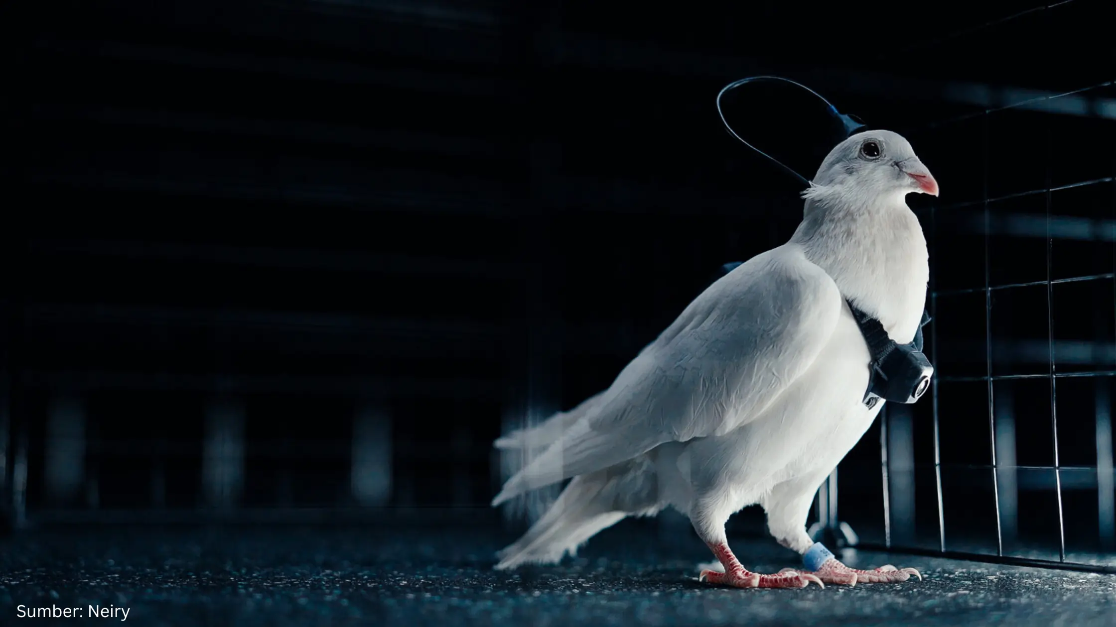 Neiry Kembangkan Bio-Drone, Gunakan Merpati sebagai Drone Pengawas