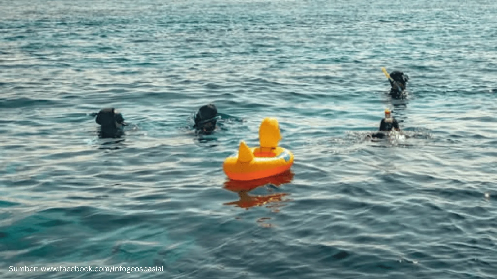 Pelampung Bebek Jadi Mitra BIG Petakan Potensi Laut Indonesia