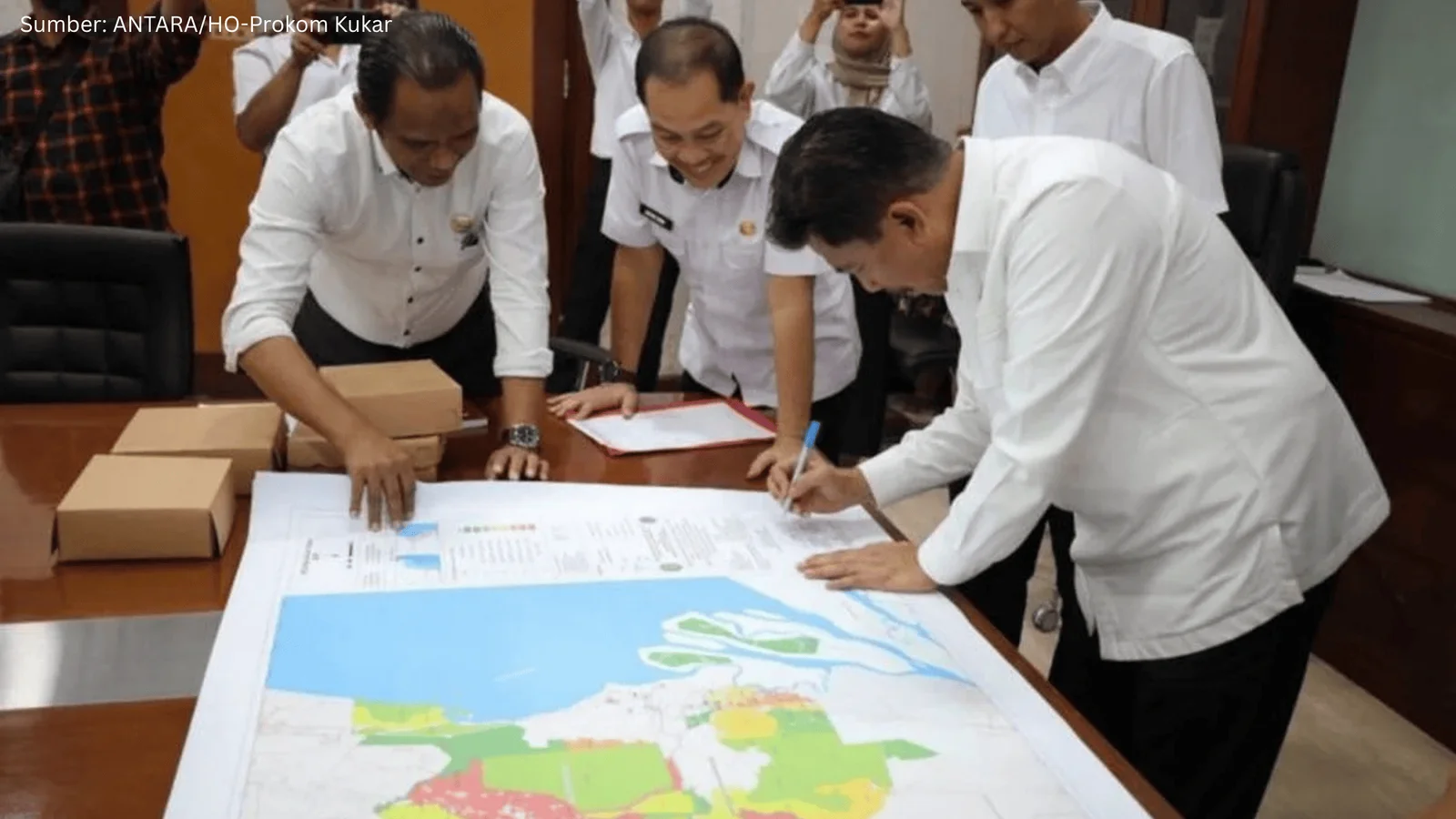 Pemkab Kukar dan Kementerian ATR/BPN Selesaikan Pemetaan Zona Nilai Tanah untuk IKN