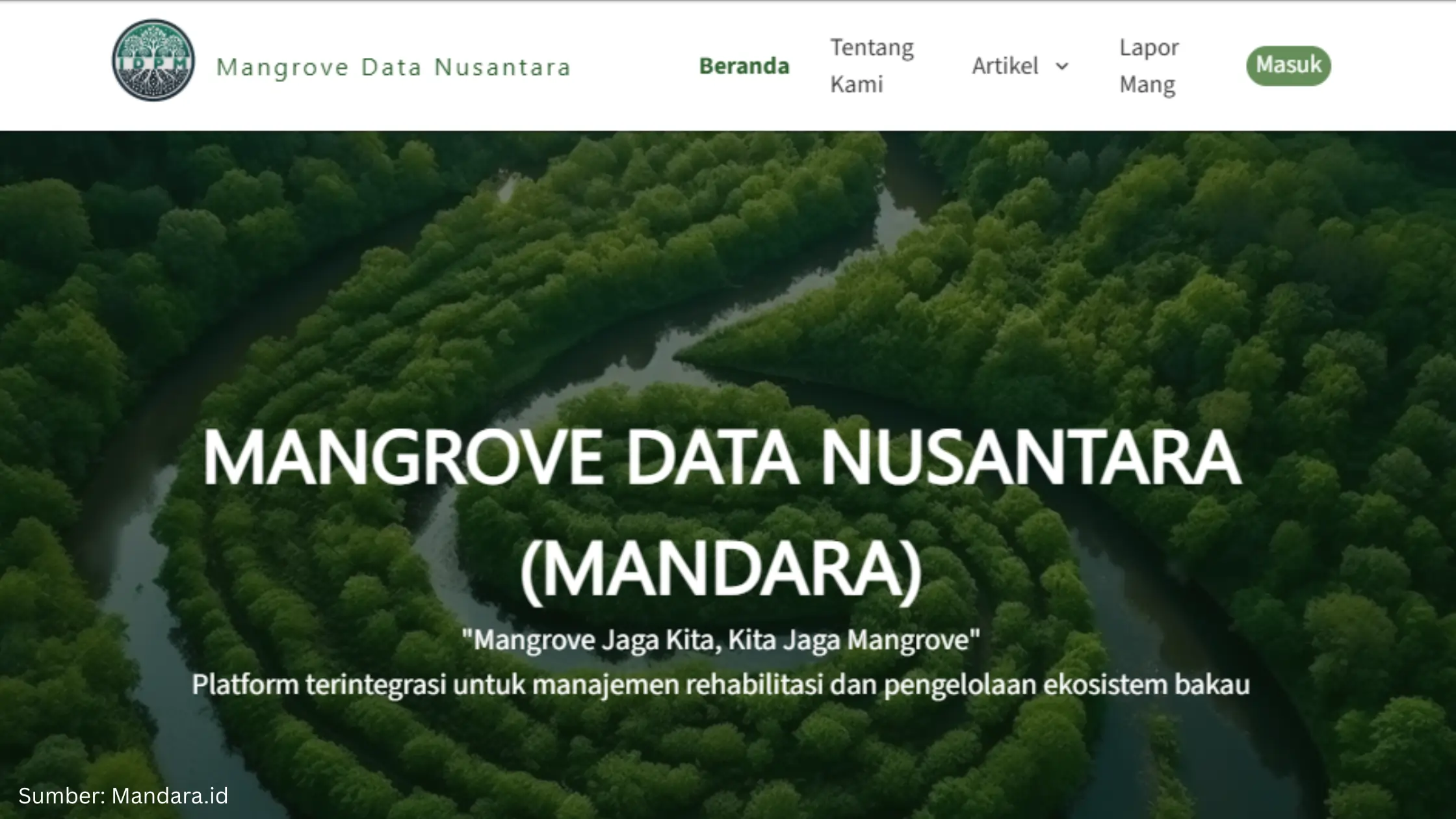 Petakan Data Mangrove, Kemenhut Perkuat Rehabilitasi di Kaltim Lewat Platform Mandara