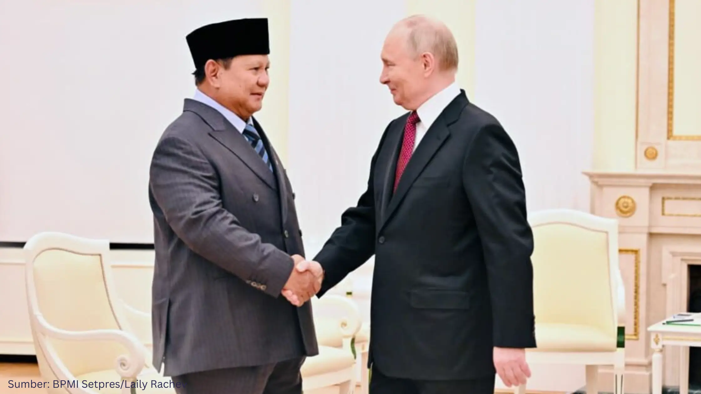 Prabowo dan Putin Jajaki Kerja Sama di Bidang Antariksa