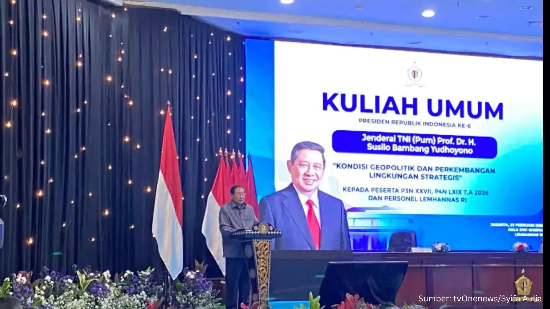 SBY Sebut Ruang Udara Indonesia Masih Belum Aman dari Serangan Militer