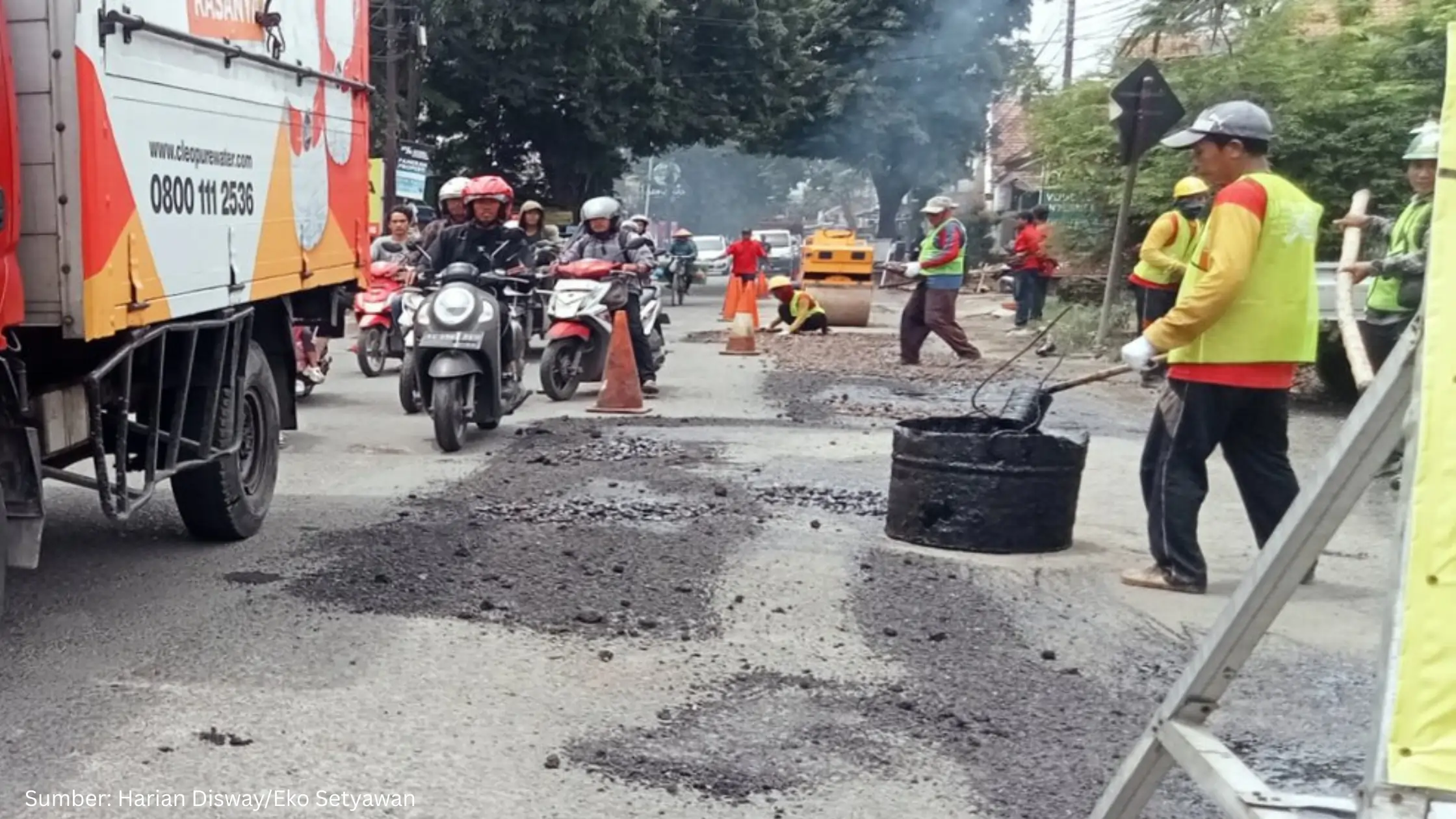 Sidoarjo Manfaatkan Drone untuk Perencanaan Perbaikan Jalan Rusak