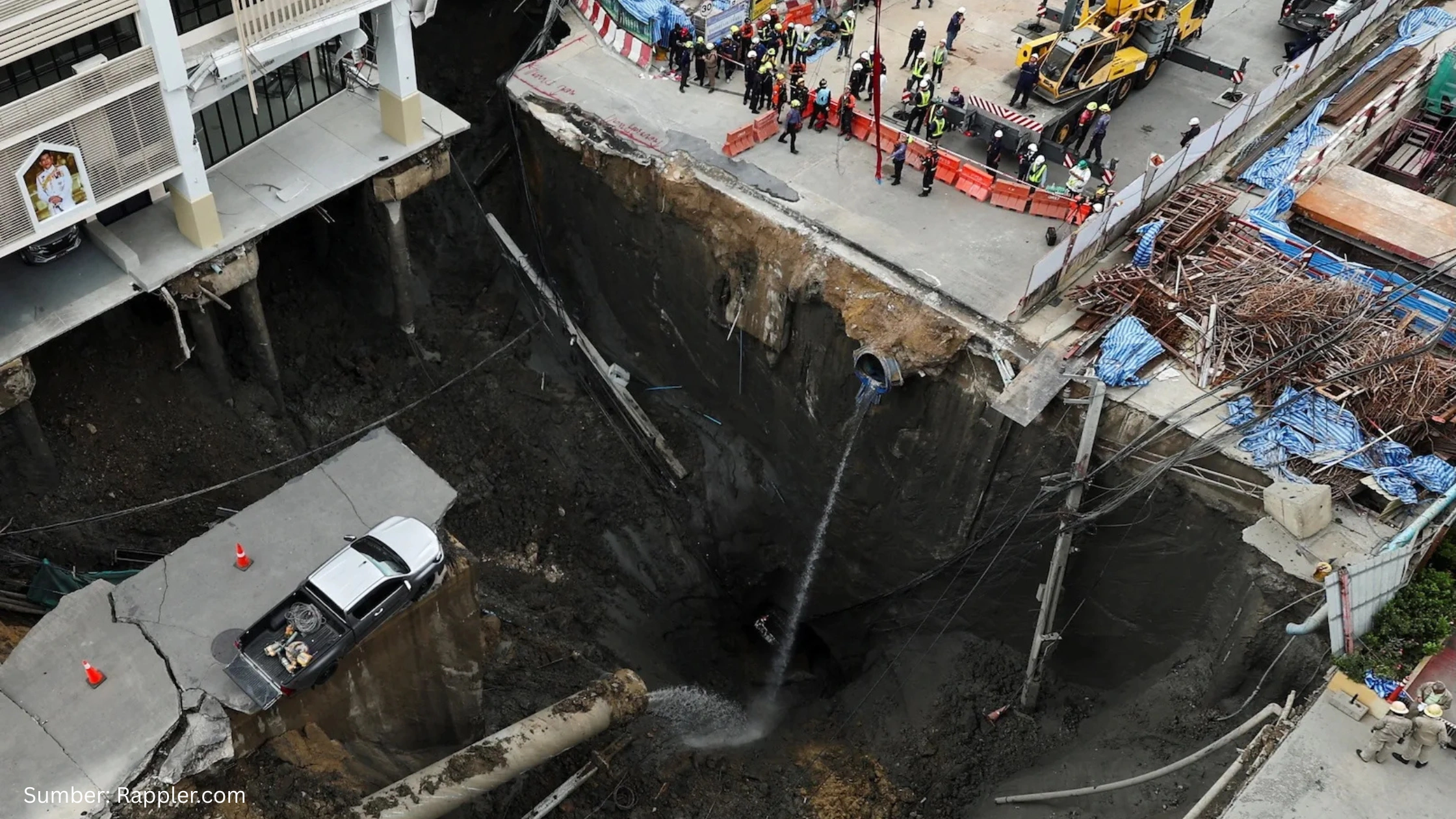 Sinkhole Raksasa di Bangkok, Bagaimana Menurut Geospasial?