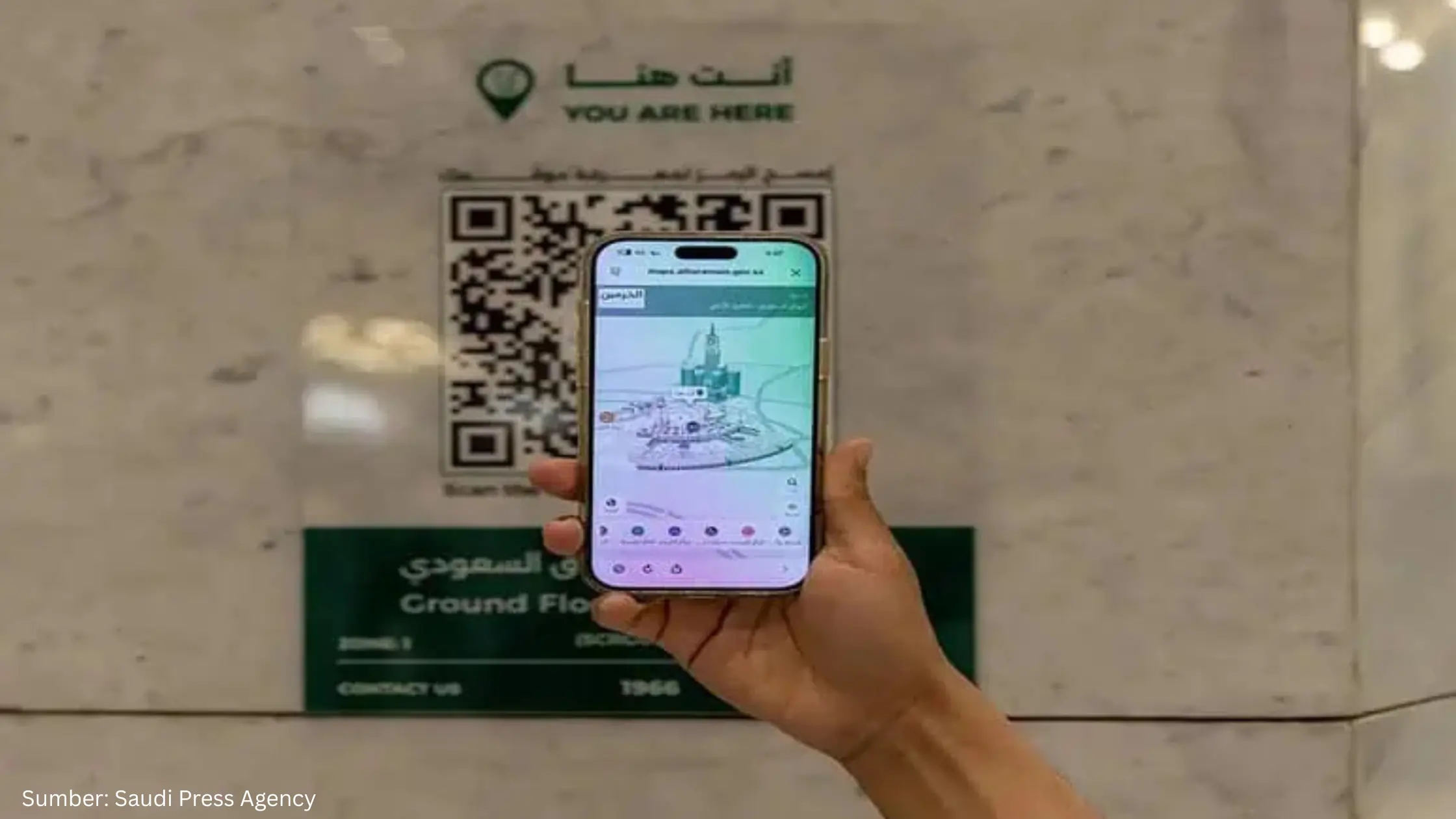 Tak Lagi Bingung Cari Arah, Jemaah di Makkah dan Madinah Kini Dipandu Peta Digital