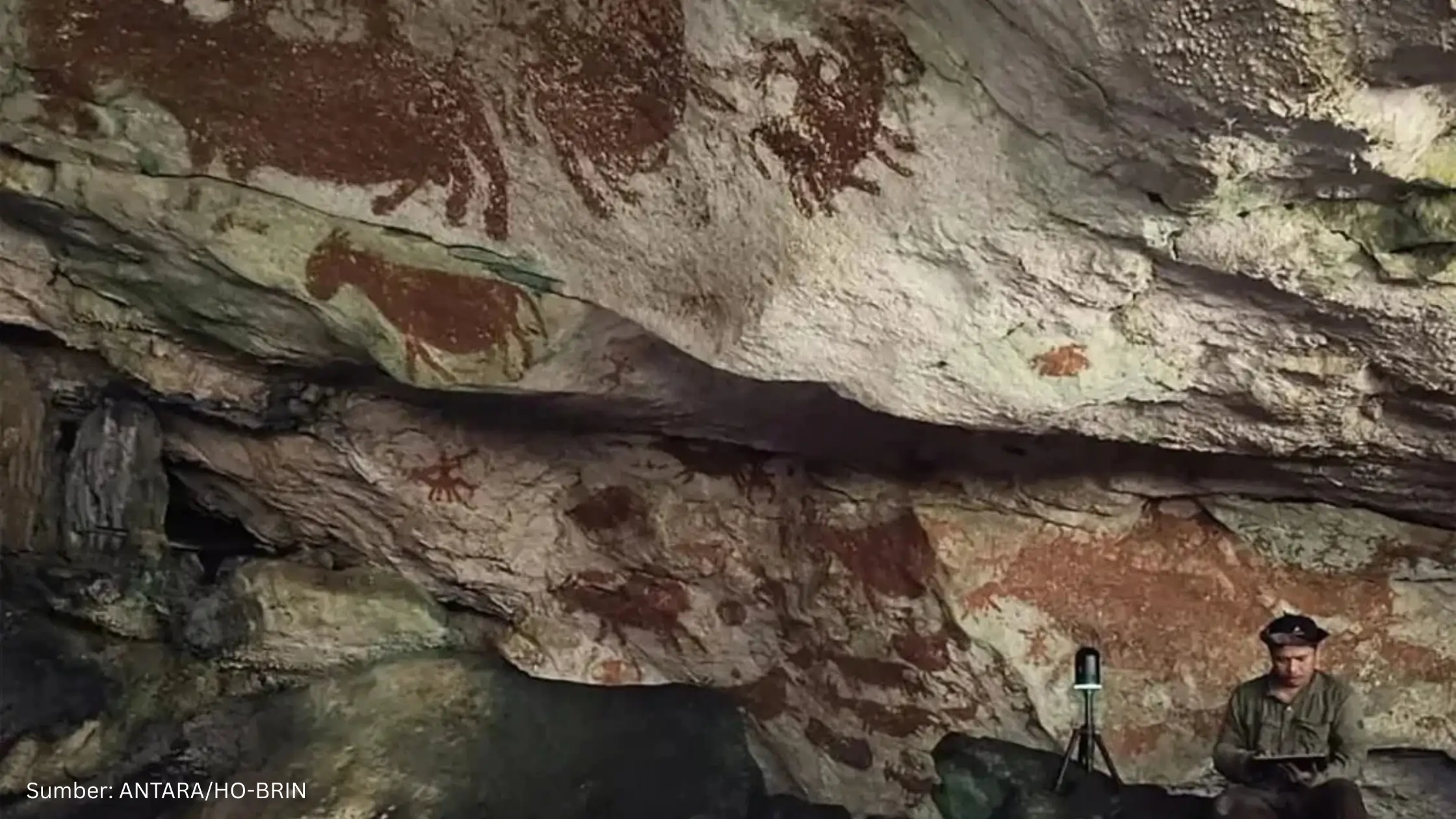 Temuan Seni Cadas Berusia 67,800 Tahun Perkuat Bukti Jalur Migrasi Manusia Modern di Asia-Pasifik