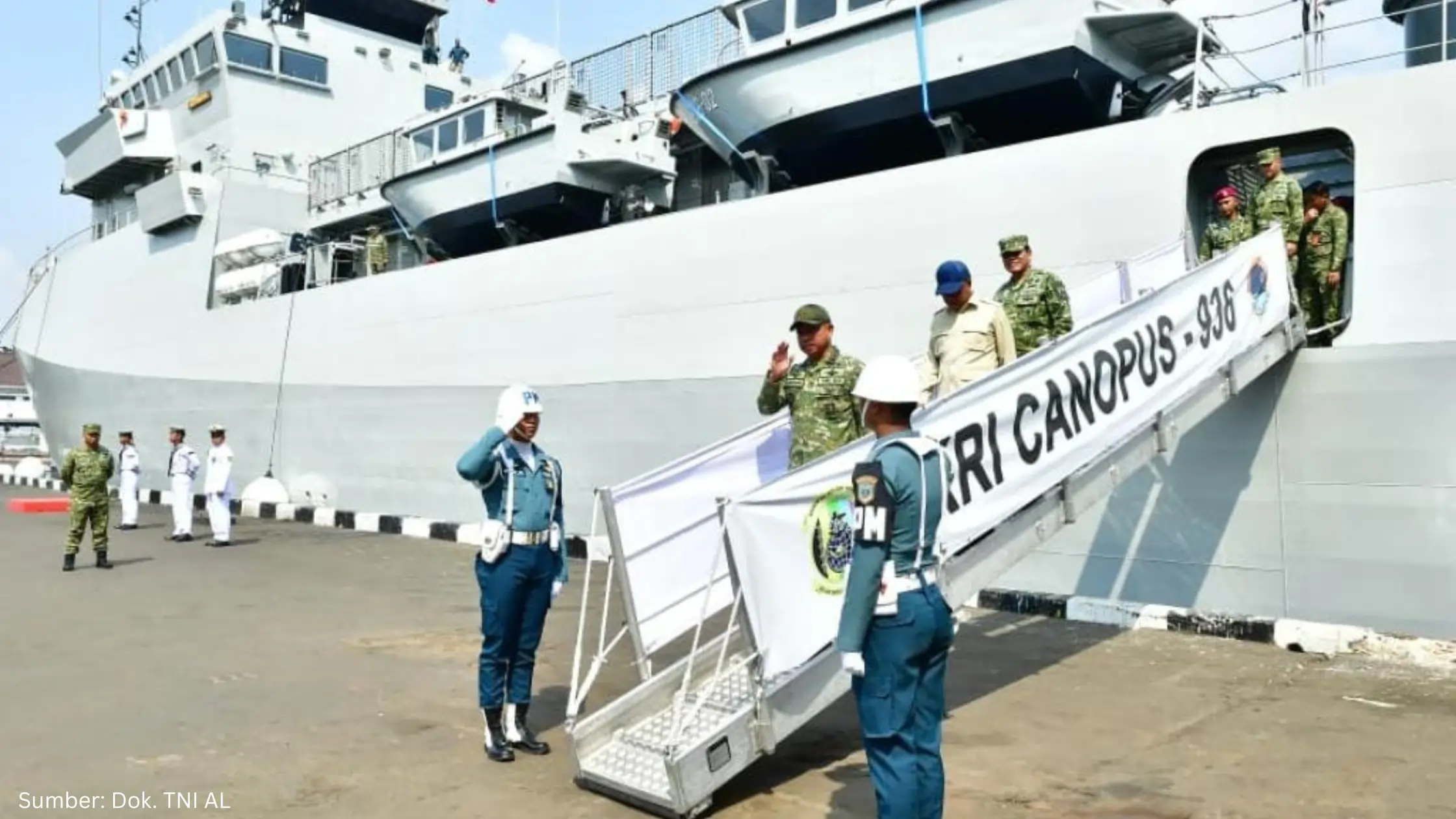 TNI AL Kerahkan KRI Canopus-936 untuk Petakan Laut Indonesia